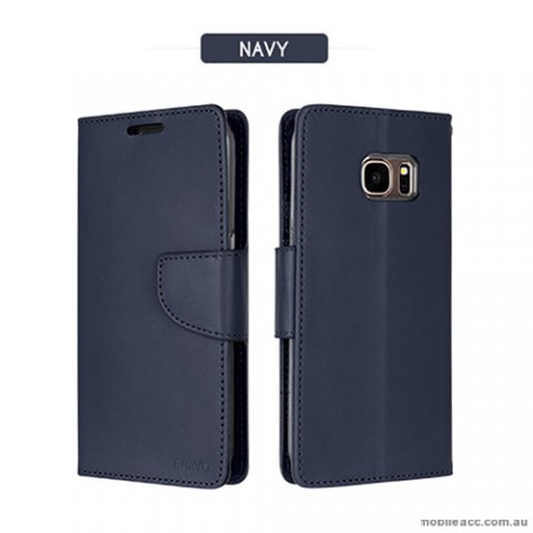 Mercury Goospery Bravo Diary Wallet Case For Samsung Galaxy S8 Navy 