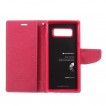 Korean Mercury Fancy Diary Wallet Case For Samsung Galaxy Note 8 - Light Pink