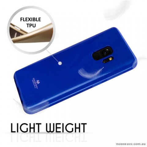 Mercury Pearl TPU Jelly Case for Samsung Galaxy S9 - Royal Blue