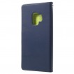 Mercury Rich Diary Wallet Case for Samsung Galaxy S9 - Navy