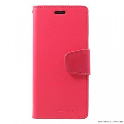 Mercury Goospery Sonata Diary Stand Wallet Case For Samsung Galaxy S9 Plus - Hot Pink
