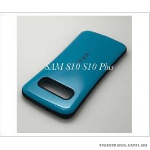 Iface mall  Anti-Shock Case  For Samsung  Galaxy  S10  Plus Sea Blue