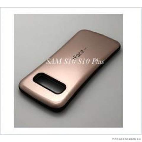 Iface mall  Anti-Shock Case  For Samsung  Galaxy  S10  Plus Rose Gold