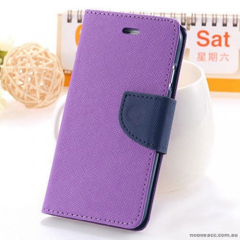 Korean Mercury Fancy Diary Wallet Case Cover For iPhone 7+/8+  5.5 inch - Purple