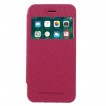Korean Mercury WOW Window View Flip Cover For iPhone 7+/8+  5.5 inch - Hot Pink