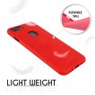 Genuine Mercury Goospery Soft Feeling Jelly Case Matt Rubber For iPhone 8 Plus - Red