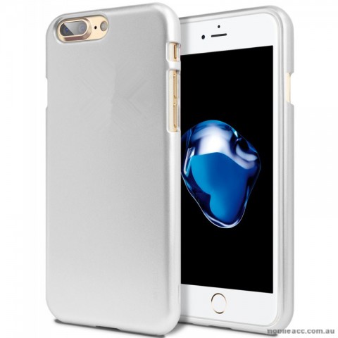 Mercury Goospery iJelly iPhone 7+/8+  5.5 inch Gel Case - Silver