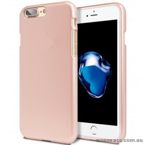 Mercury Goospery iJelly iPhone 7+/8+  5.5 inch Gel Case - Rose Gold