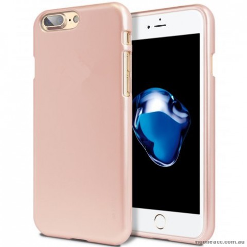 Mercury Goospery iJelly iPhone 7+/8+  5.5 inch Gel Case - Rose Gold