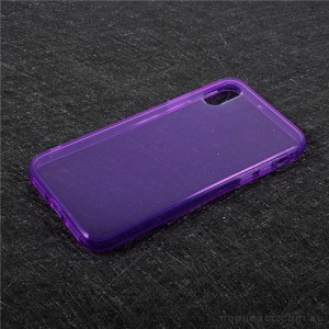 TPU Gel Case Cover for iPhone X - Purple