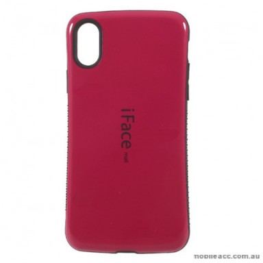 iFace Anti-Shock Case For iPhone X - Hot Pink