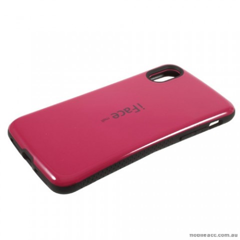 iFace Anti-Shock Case For iPhone X - Hot Pink