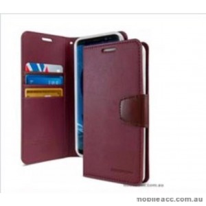 Korean Mercury Sonata Wallet Case For Iphone XR 6.1"  Red Wine