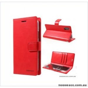 Korean Mercury Bluemoon Diary  Wallet Case For Iphone XR 6.1"  Red