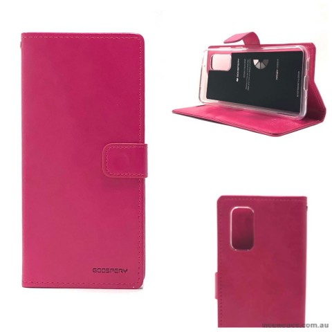 Bluemoon Diary Wallet Case For Samsung A51 6.5 inch  A515  Hotpink