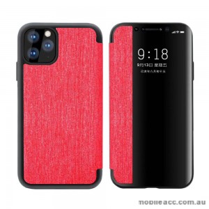 Stylish and Smooth Flip Case with a Protective edge For iPhone11 Pro 5.8 inch  Red