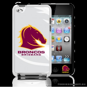 NRL Licensed Brisbane Broncos Watermark Back Case for iPod Touch 4