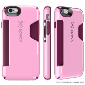 Speck CandyShell Card Back Case for iPhone 6/6S  PaleRose Pink/Cabernet Red 