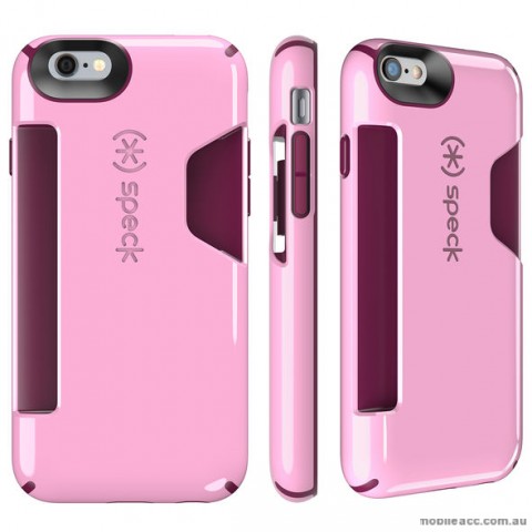 Speck CandyShell Card Back Case for iPhone 6/6S  PaleRose Pink/Cabernet Red 