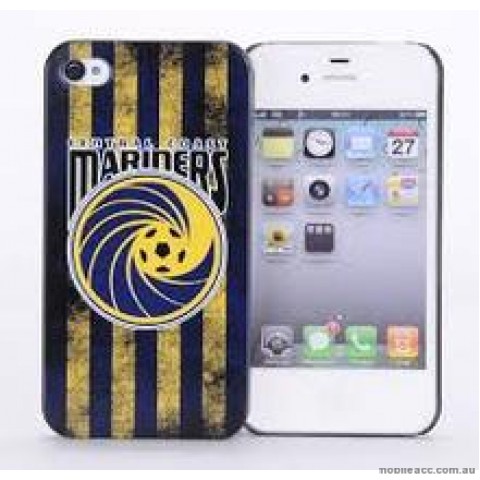 Licensed A-League Central Coast Mariners Grunge Back Case for iPhone 4/4S
