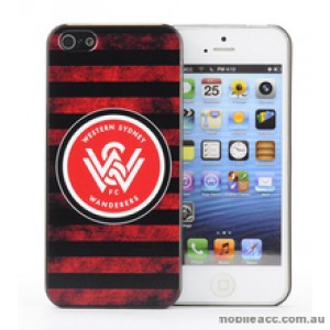 Licensed A-League Wester Sydney Wanderers Grunge Back Case for iPhone 5/5S