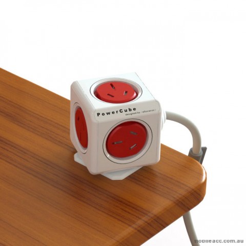 Allocacoc 5 Power Outlets PowerCube Extended - 1.5m Cord