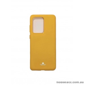Mercury Pearl TPU Jelly Case for Samsung S20 Ultra 6.9 inch  Yellow