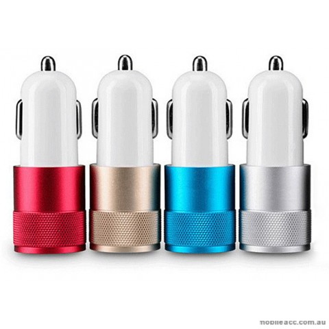 YOPIN Car Charger Adapter 2 USB Ports Silver