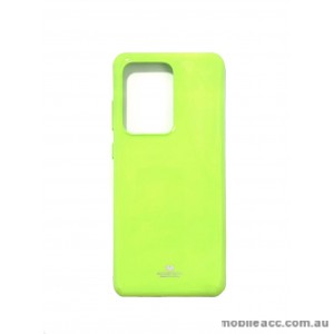 Mercury Pearl TPU Jelly Case for Samsung S20 Ultra 6.9 inch  Lime Green