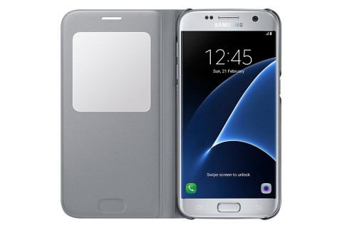 Samsung Galaxy S7 edge S View Cover Silver