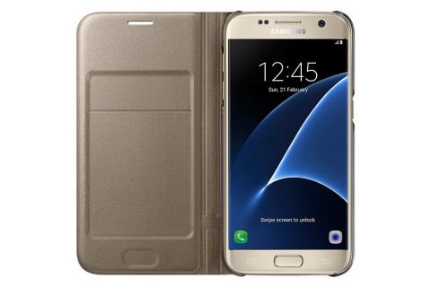 Samsung Galaxy S7 LED View Cover Gold