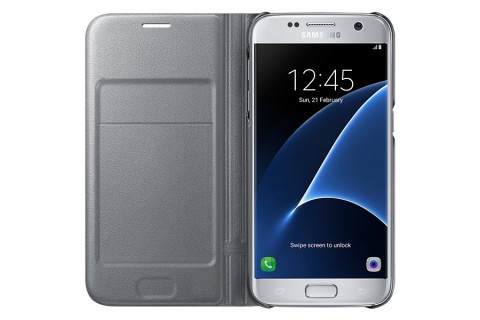 Samsung Galaxy S7 LED View Cover Silver