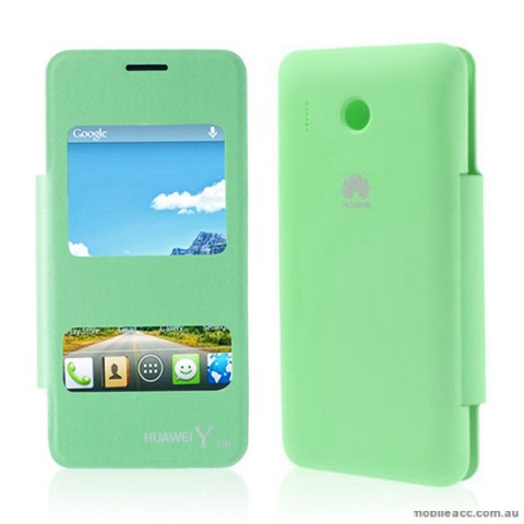S View Flip Cover for Huawei Y320 - Green