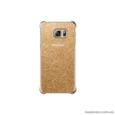 Original Samsung Galaxy S6 edge plus Glitter Cover Gold