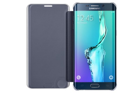 Original Samsung Galaxy S6 edge plus Clear View Cover Black