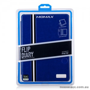 Momax Flip Diary Smart Case for Apple iPad Air - Blue