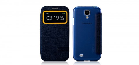 Momax Flip View Case for Samsung Galaxy S4 (i9500) Dark Blue