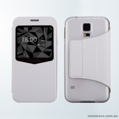 The Core Smart View Case Cover for Samsung Galaxy S5 - White