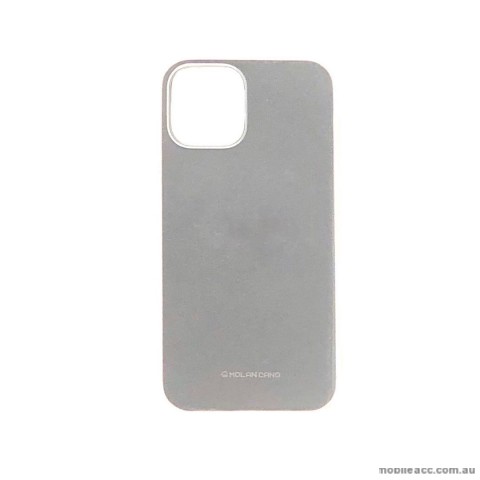Genuine MOLAN CANO TPU Jelly Case For iPhone 12 5.4inch Silver
