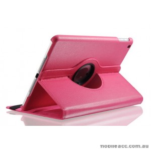 360 Degree Rotating Case for Apple iPad 10.2 inch 2019  Hot Pink