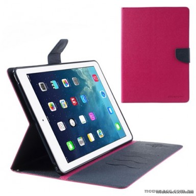 Mercury Goospery Fancy Diary Case for Apple iPad 10.2 inch 2019  Hot Pink
