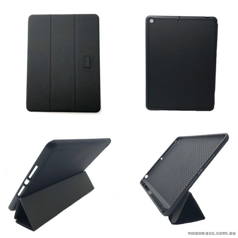 Foldable Magnetic Smart Cover for Apple iPad 10.2 inch 2019  Black