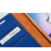 Mercury Canvas Diary Type Flip Case for Apple iPad mini 4 - Blue