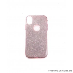 Bling Simmer TPU Gel Case For iPhone XR  6.1'  Rose Gold