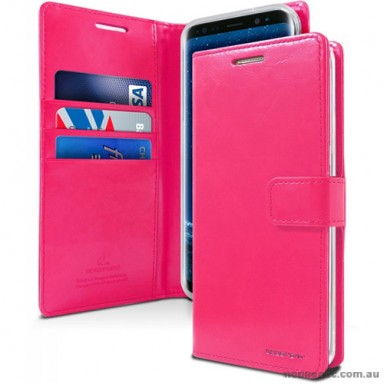 Mercury Goospery Blue Moon Diary Wallet Case For iPhone 13  6.1inch  Hotpink