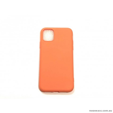 SR Soft Feeling Jelly Case Matt Rubber For iPhone 11 Pro 5.8 inch  Coral