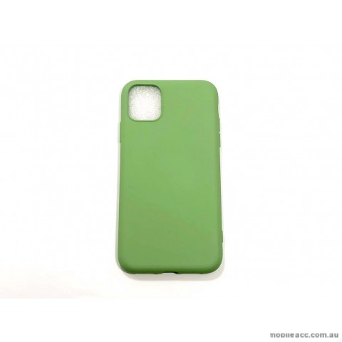 SR Soft Feeling Jelly Case Matt Rubber For iPhone 11 Pro 5.8 inch  Green