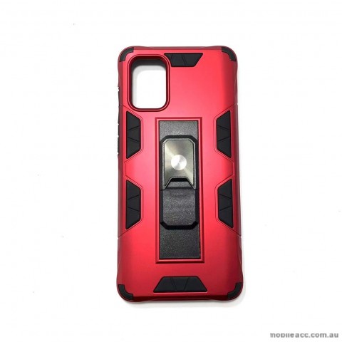 Anti Shockproof Heavy Duty With Stand With Magnet Case For Samsung  S20 FE 5G  Red
