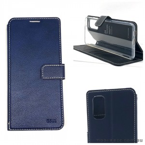 Molancano ISSUE Diary Wallet Case For Samsung S20 FE 5G  Navy Blue