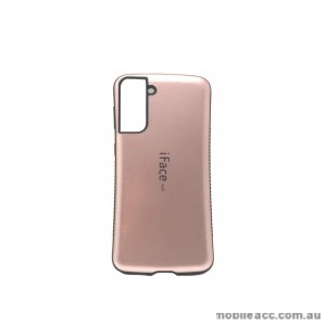 ifacMall Anti-Shock Case For Samsung S21 Plus 6.7 inch  Rose Gold